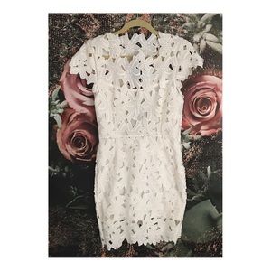 GUC LBK Landscape Lace Dress w/ Cut Outs